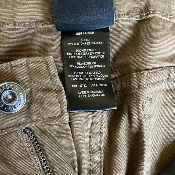 Colorado Clothing Canvas Pant Khaki Brown Men's Size 36 x 29 - Picture 8 of 16
